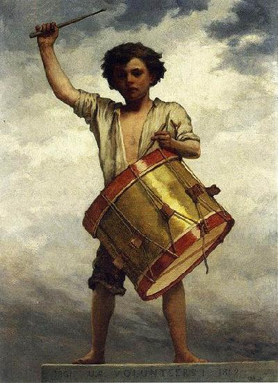 William Morris Hunt The Drummer Boy oil painting image